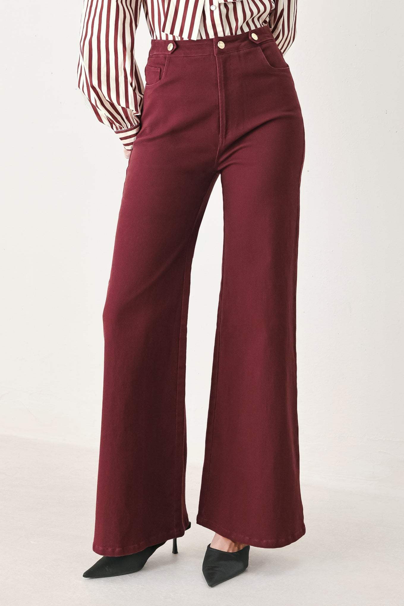 MERLOT RIDGE WOVEN PANTS
