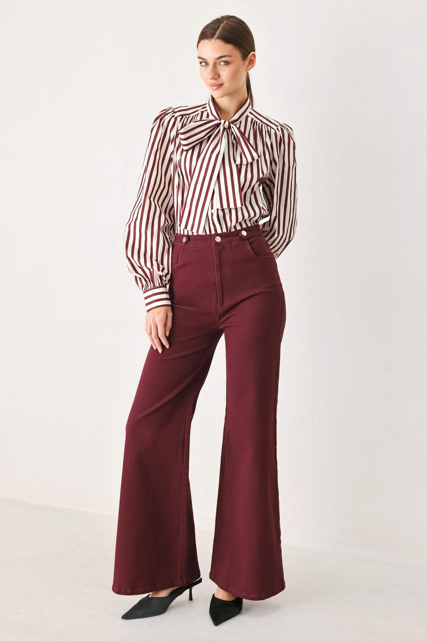 MERLOT RIDGE WOVEN PANTS