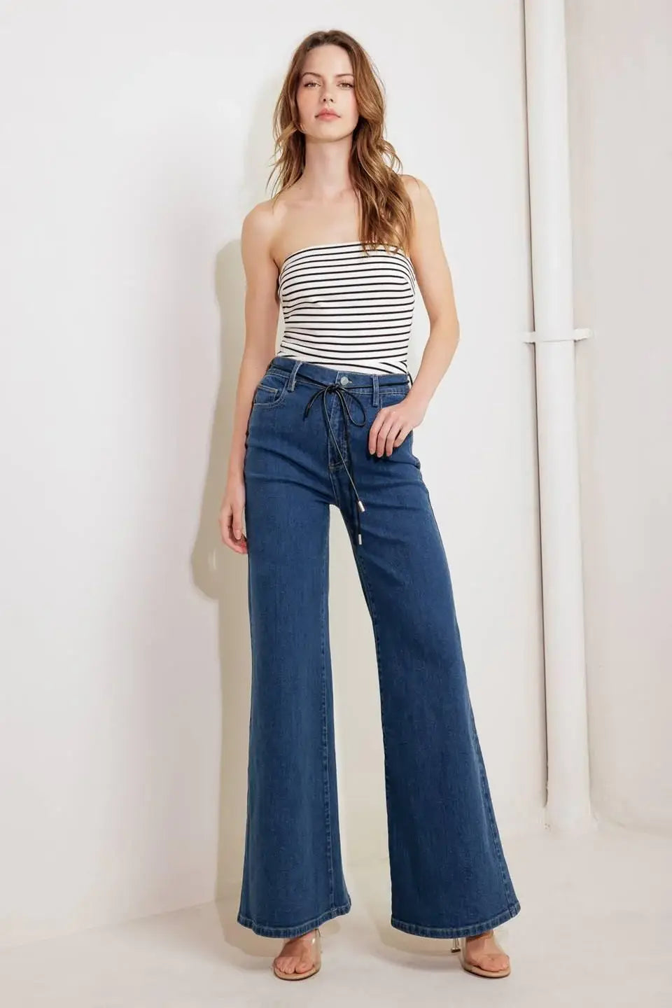 DREAM STATE BLUE DENIM PANTS - Flying Tomato - Flyclothing LLC