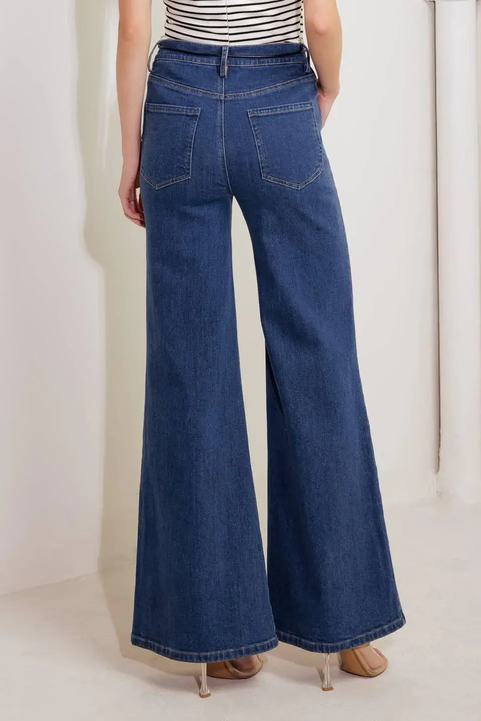 DREAM STATE BLUE DENIM PANTS - Flying Tomato - Flyclothing LLC