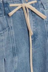 CALM & COLLECTED BLUE DENIM PANTS - Flying Tomato - Flyclothing LLC