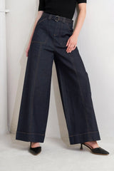 URBAN PANEL DENIM PANTS - Flying Tomato - Flyclothing LLC