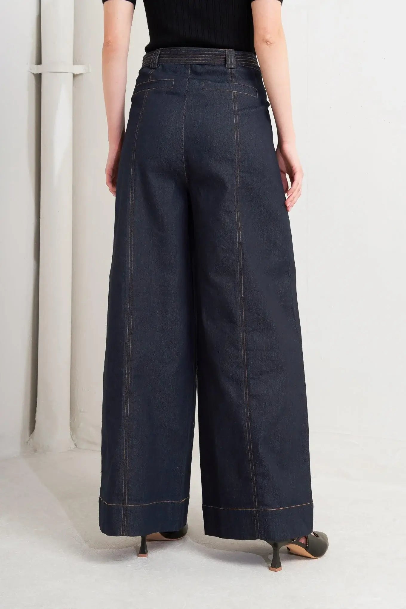URBAN PANEL DENIM PANTS - Flying Tomato - Flyclothing LLC