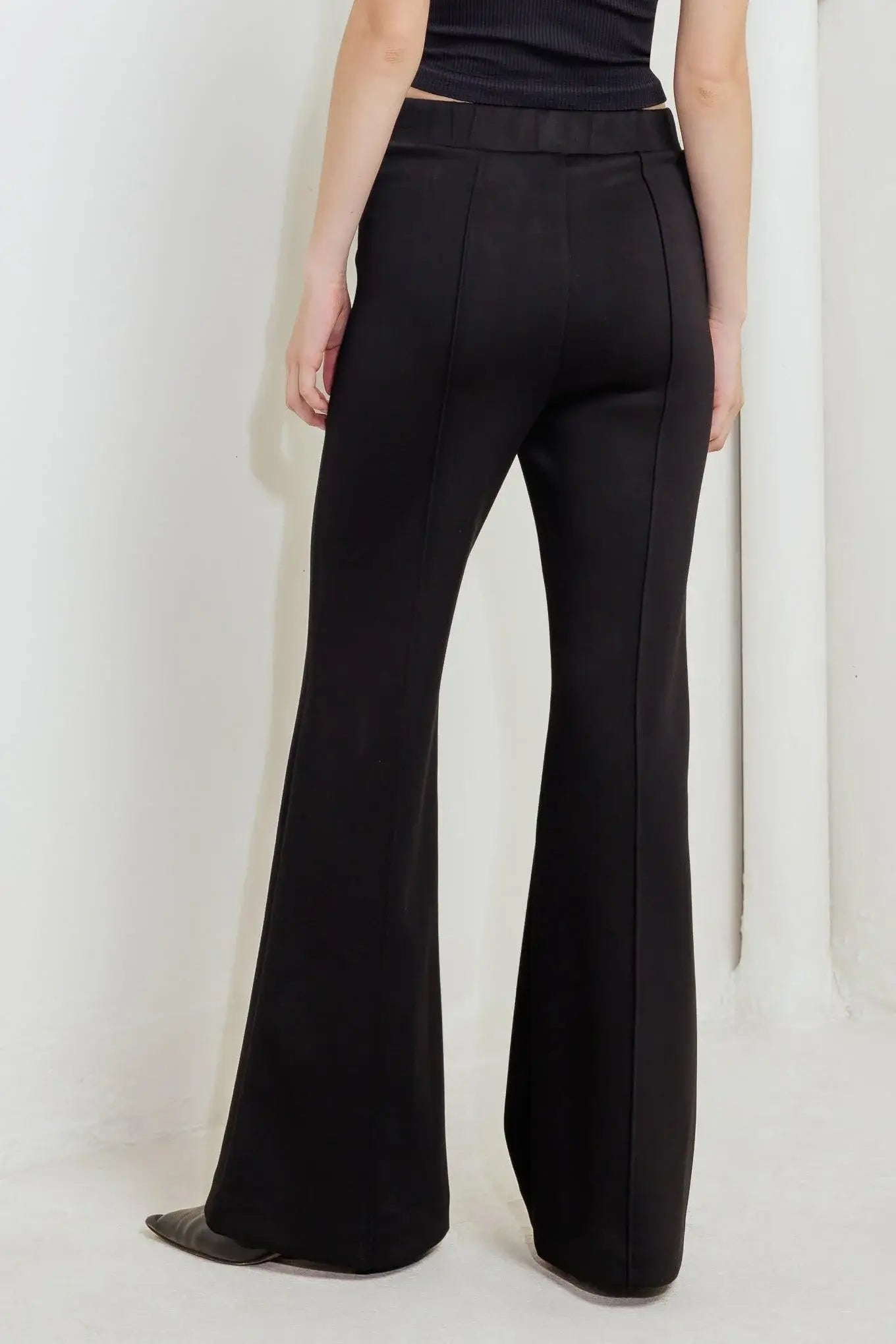 MODERN FLOW BLACK WOVEN PANTS - Flying Tomato - Flyclothing LLC