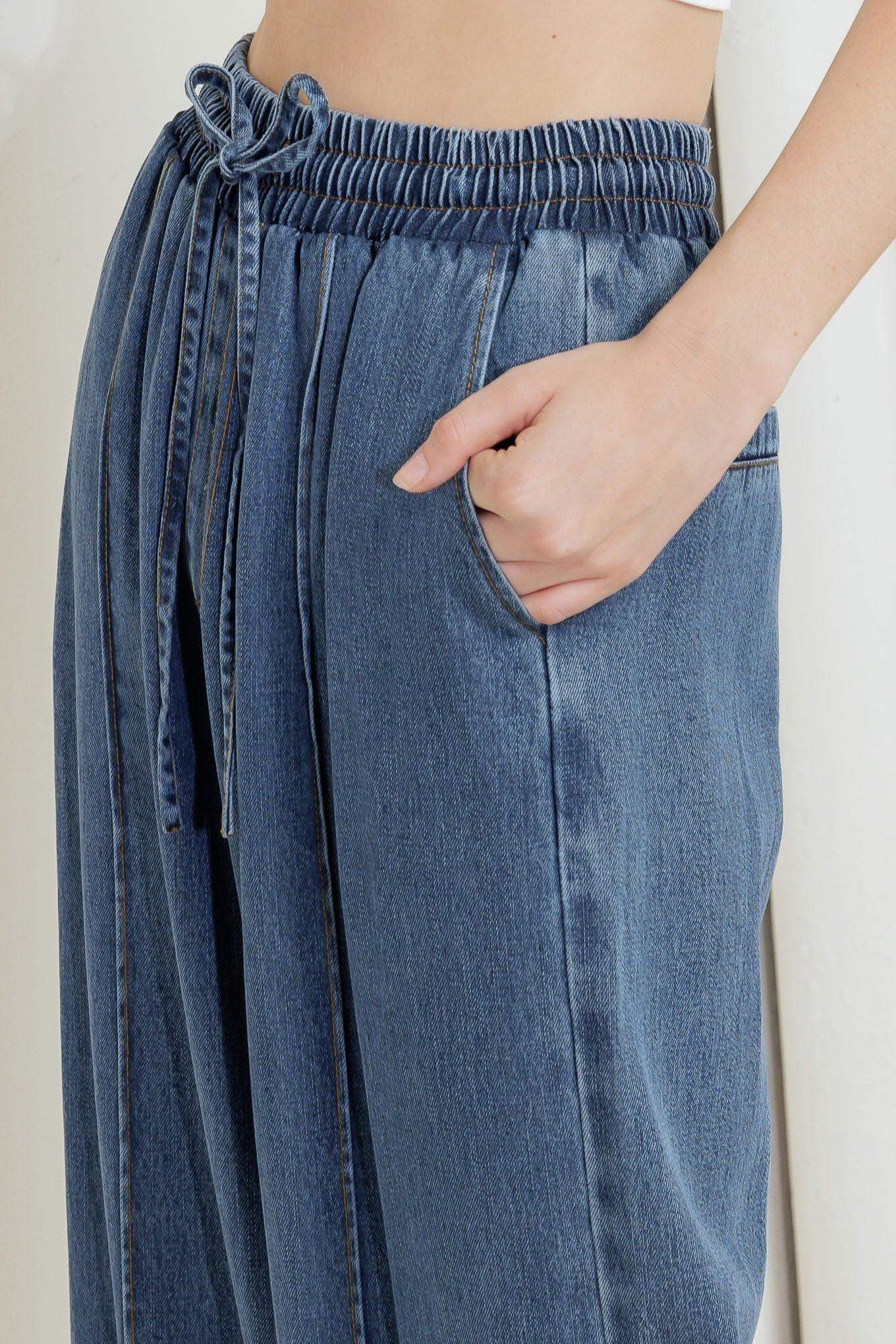 OFFLINE EDGE INDIGO DENIM PANTS - Flying Tomato - Flyclothing LLC