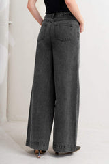 GRAPHITE MUSE DENIM PANTS - Flying Tomato - Flyclothing LLC