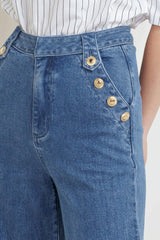 NOSTALGIA FIELD DENIM PANTS - Flying Tomato - Flyclothing LLC
