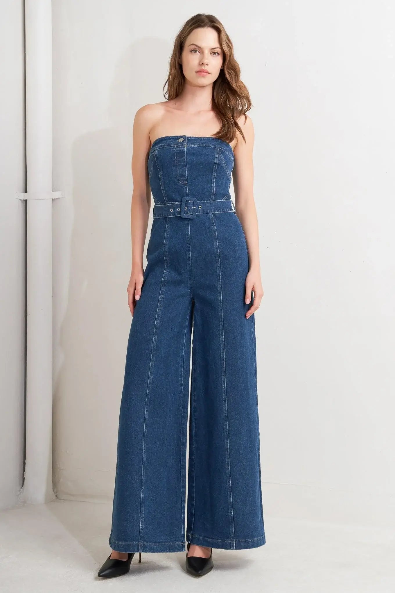 RETRO DIVE DENIM JUMPSUIT - Flying Tomato - Flyclothing LLC