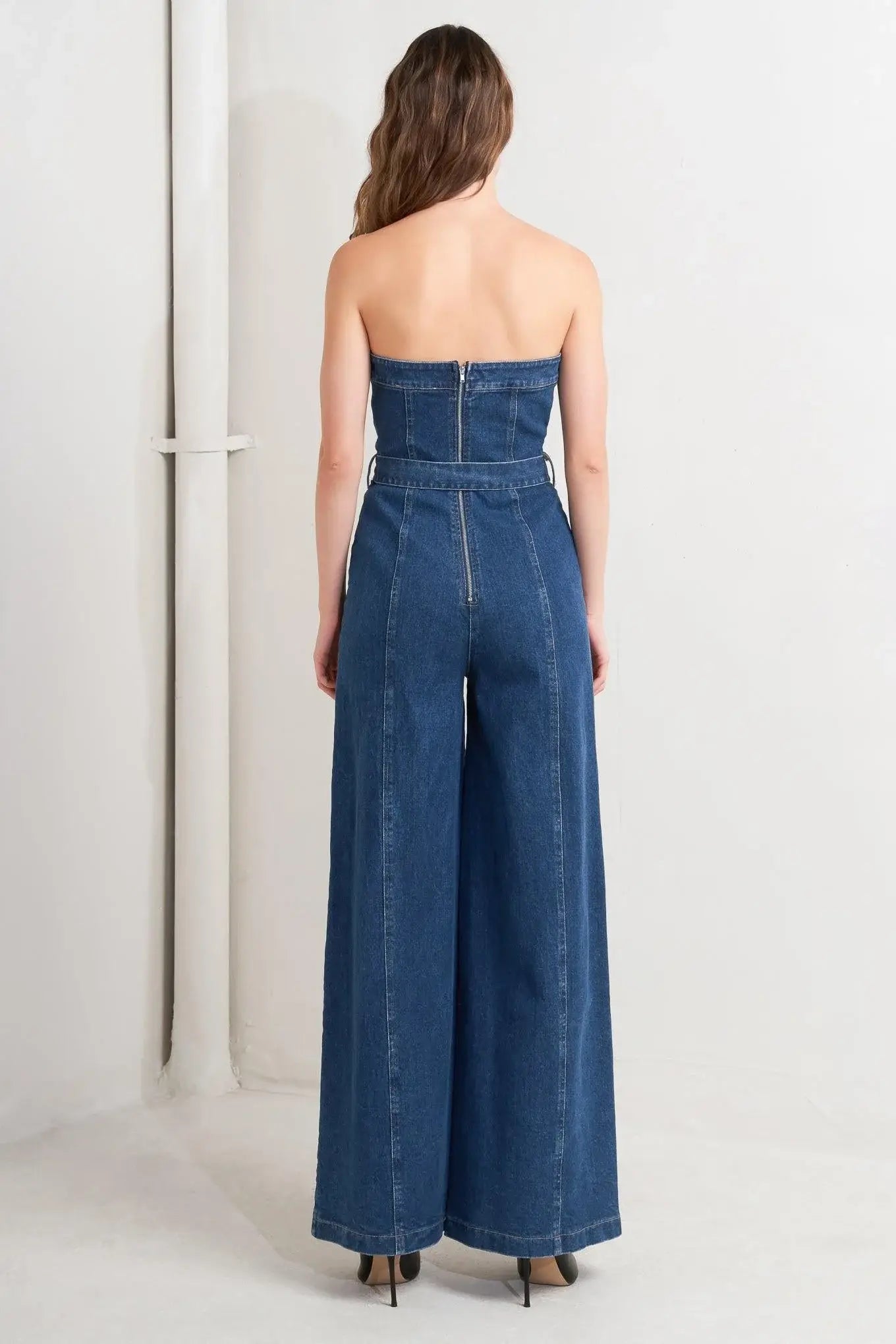 RETRO DIVE DENIM JUMPSUIT - Flying Tomato - Flyclothing LLC