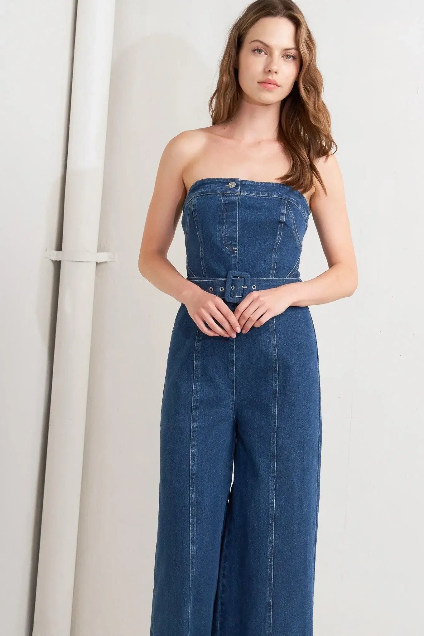 RETRO DIVE DENIM JUMPSUIT - Flying Tomato - Flyclothing LLC