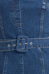 RETRO DIVE DENIM JUMPSUIT - Flying Tomato - Flyclothing LLC