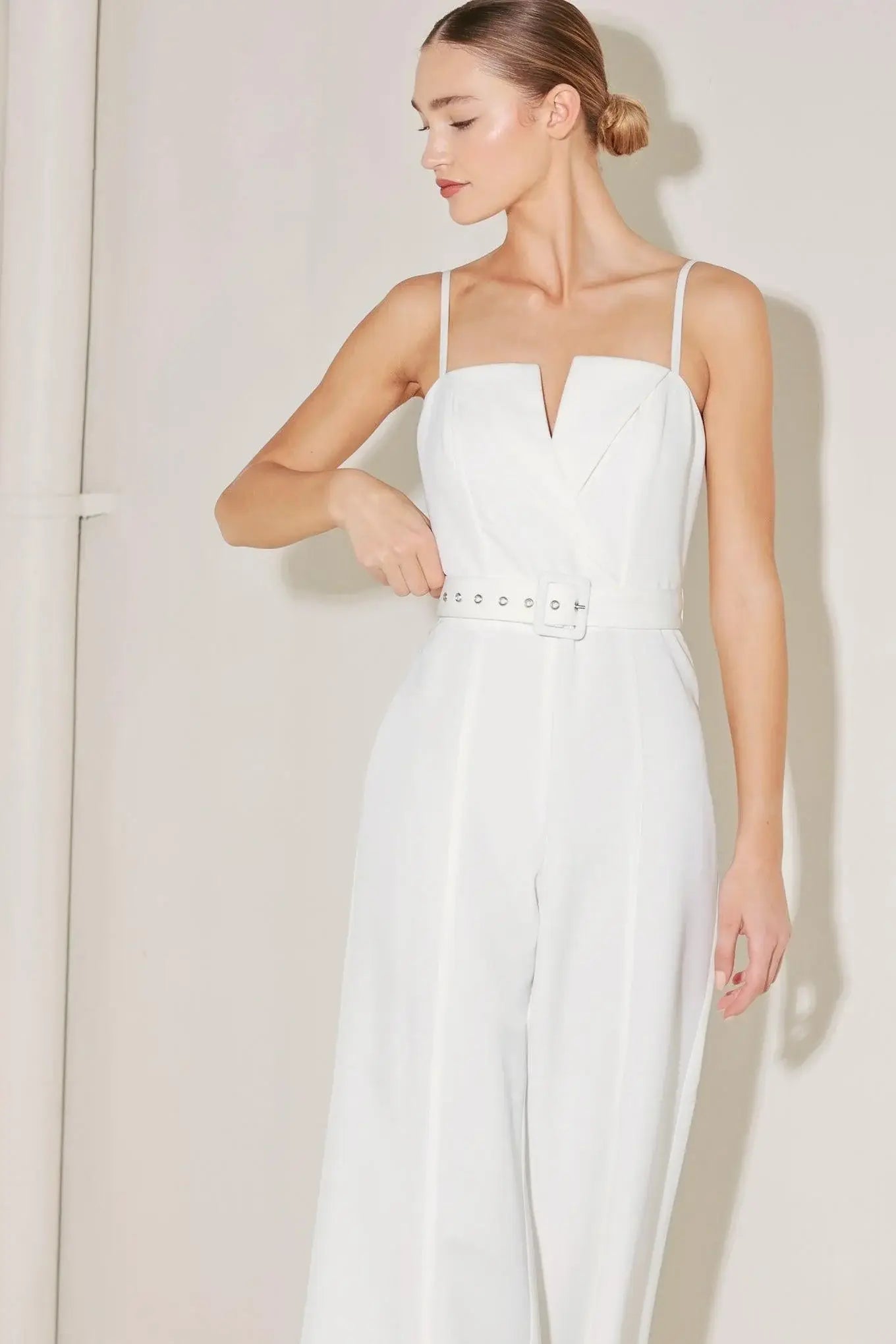 ARCTIC ELEGANCE WOVEN JUMPSUIT - Flying Tomato - Flyclothing LLC