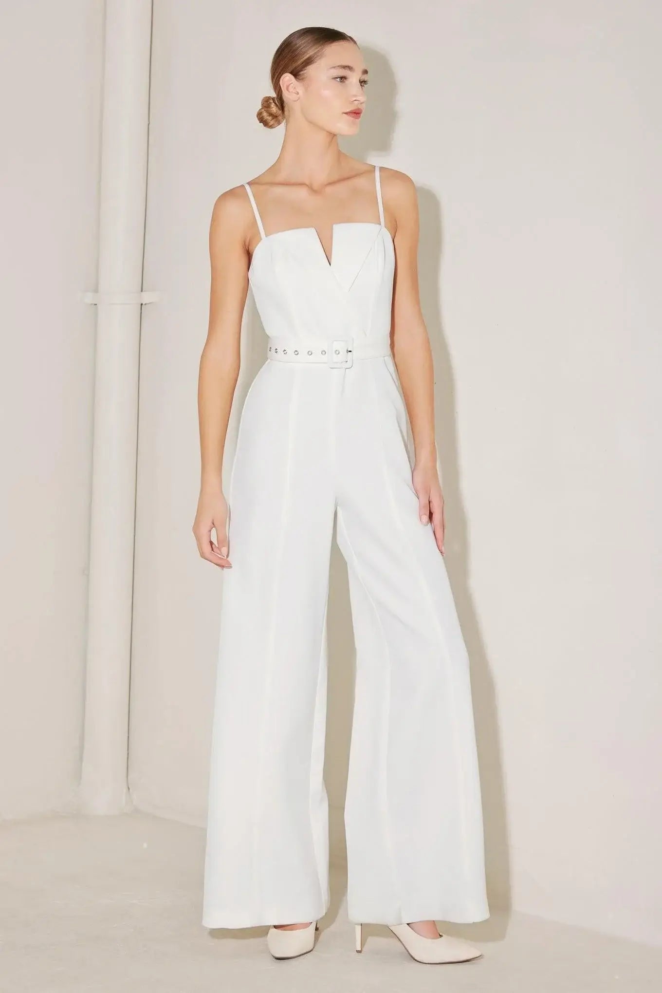 ARCTIC ELEGANCE WOVEN JUMPSUIT - Flying Tomato - Flyclothing LLC
