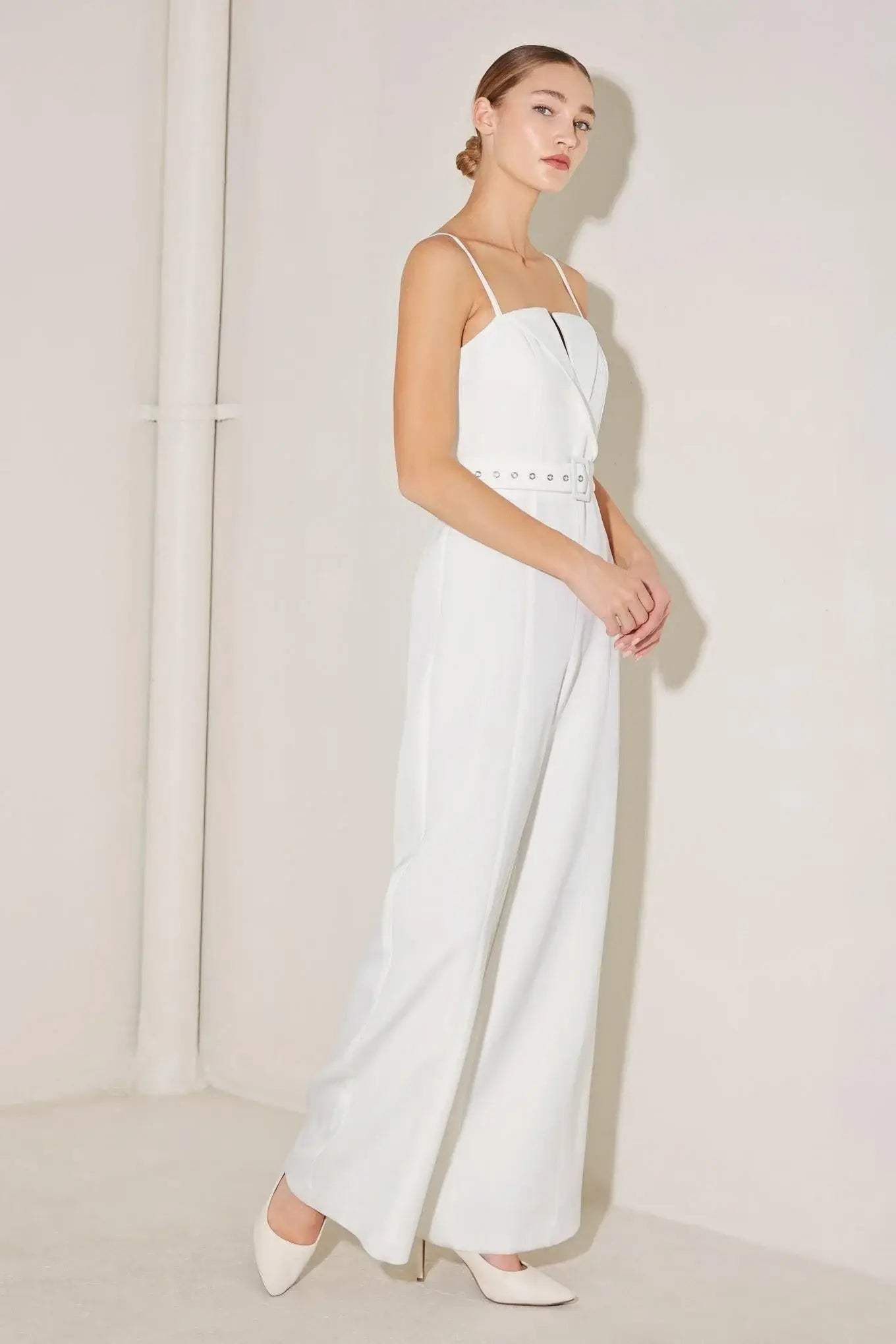 ARCTIC ELEGANCE WOVEN JUMPSUIT - Flying Tomato - Flyclothing LLC