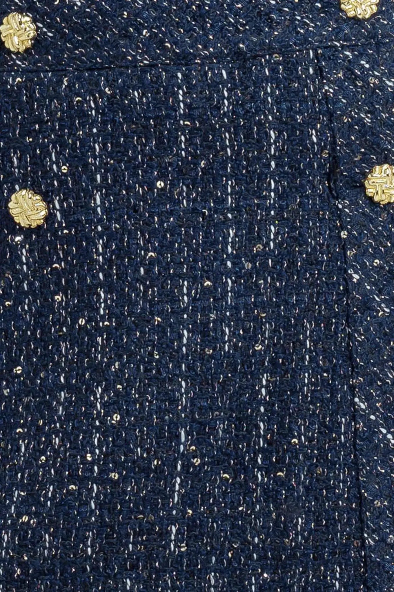PARISIAN NAVY TWEED SKORT - Flying Tomato - Flyclothing LLC