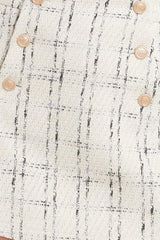 PARIS BOUND WOVEN TWEED SKORT - Flying Tomato - Flyclothing LLC