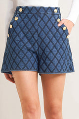 MODERNLUXE QUILTED WOVEN SHORT - Flying Tomato - Flyclothing LLC