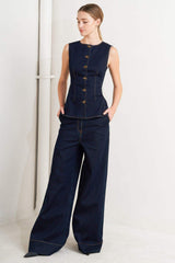 EURO CITY DENIM PANTS - Flying Tomato - Flyclothing LLC