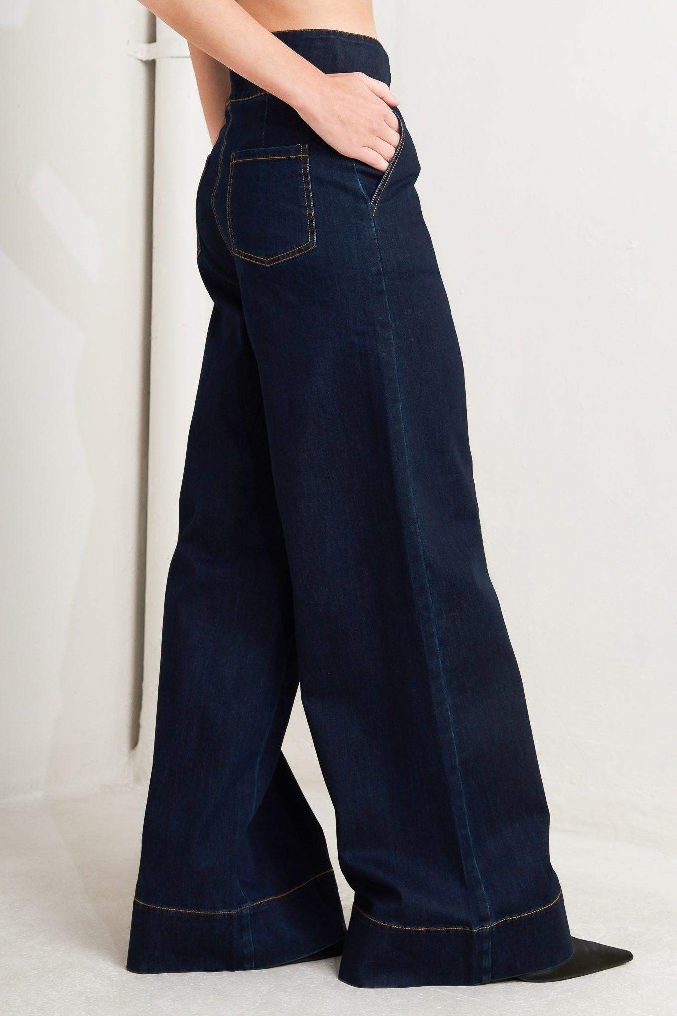 EURO CITY DENIM PANTS - Flying Tomato - Flyclothing LLC