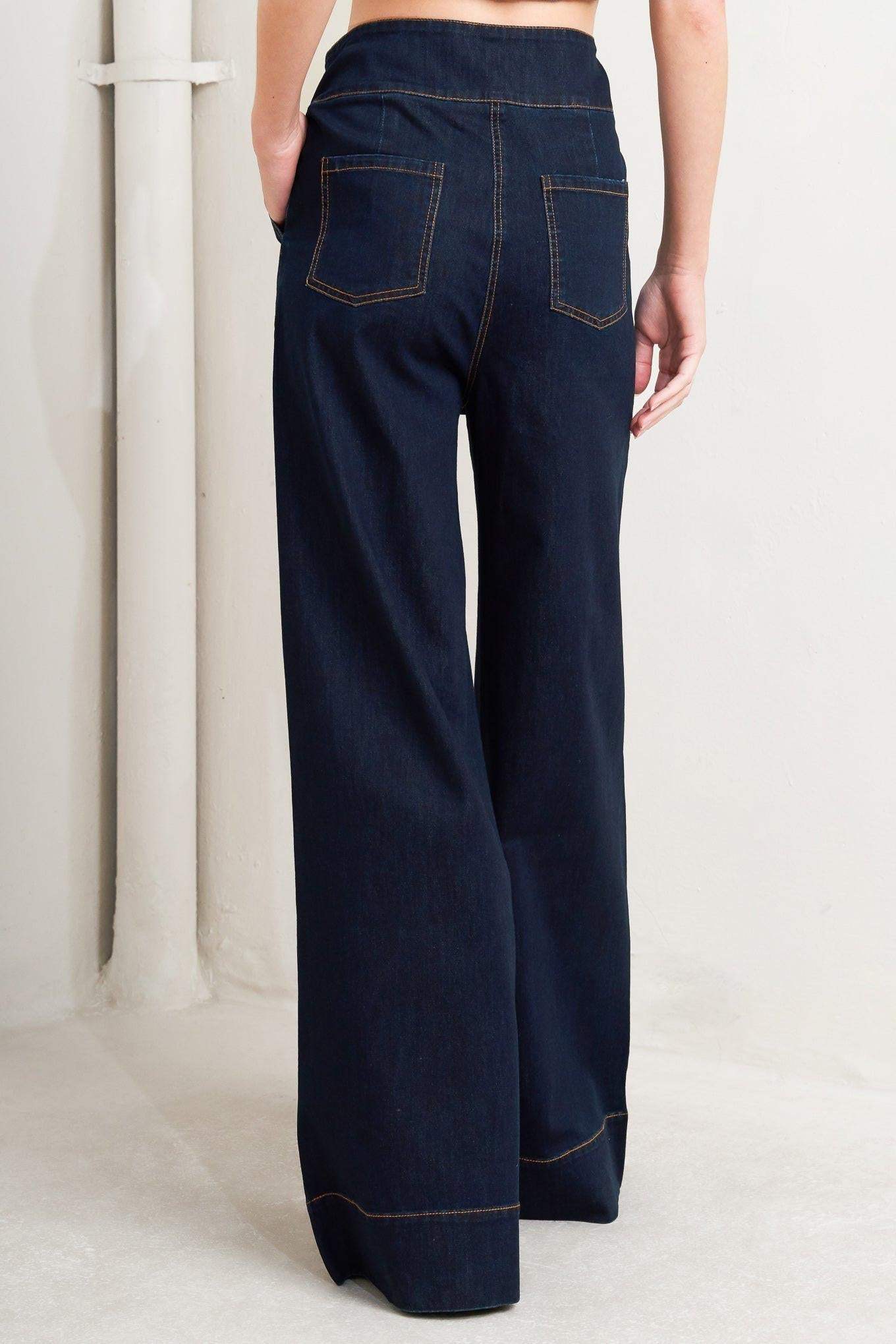 EURO CITY DENIM PANTS - Flying Tomato - Flyclothing LLC