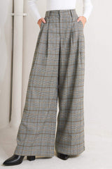 NEW AGE WOVEN PLAID PANTS - Flying Tomato - Flyclothing LLC