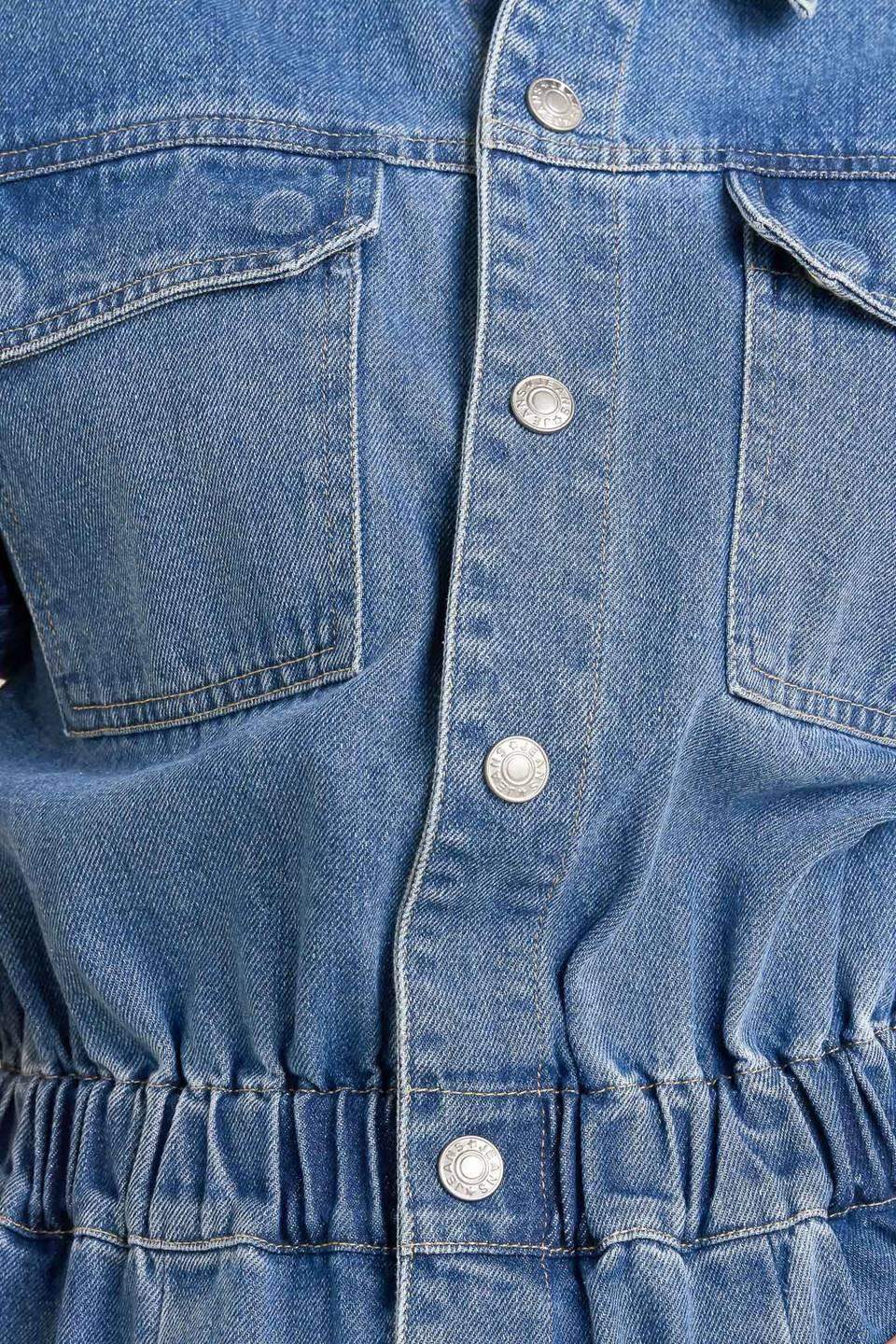 RELAX UTILITY DENIM JUMPSUIT - Flying Tomato - Flyclothing LLC