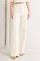 MODERN NEUTRAL TWILL PANTS - Flying Tomato - Flyclothing LLC