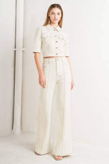 MODERN NEUTRAL TWILL PANTS - Flying Tomato - Flyclothing LLC