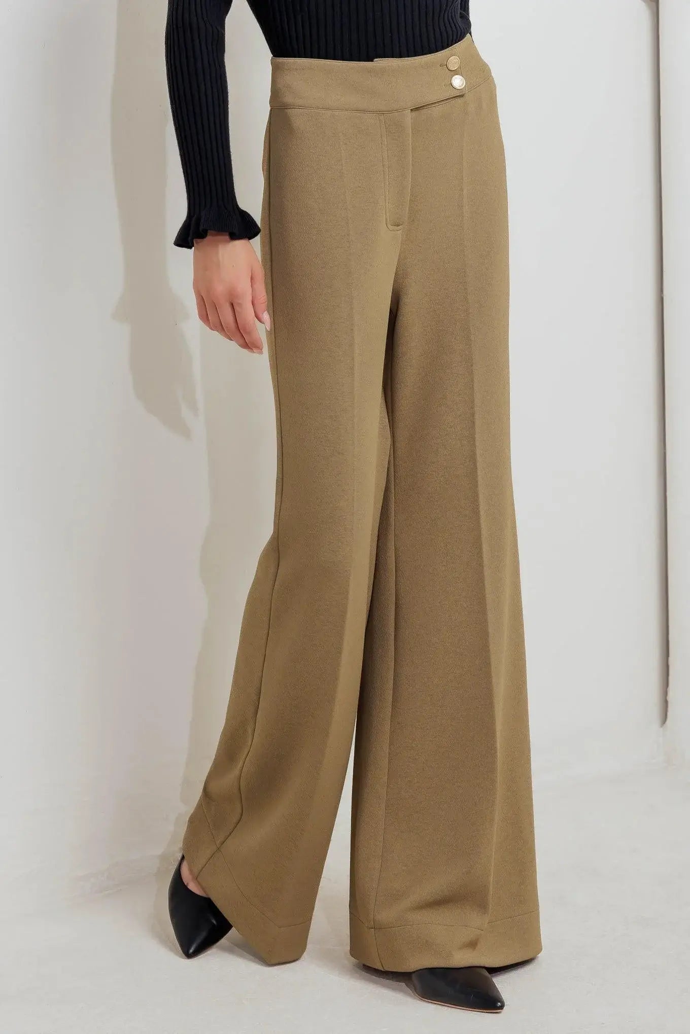 RUNWAY TO REALWAY KNIT PANTS - Flying Tomato - Flyclothing LLC