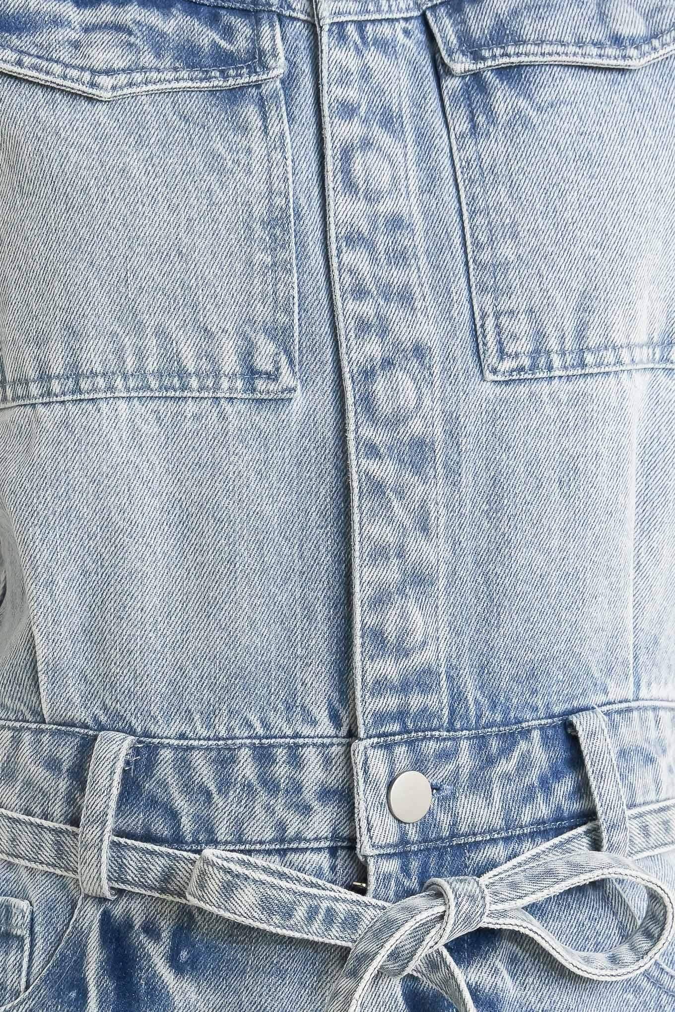 ON MY WAY DENIM JUMPSUIT - Flying Tomato - Flyclothing LLC