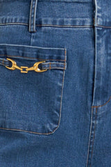 TIMELESS BLUE DENIM PANTS - Flying Tomato - Flyclothing LLC