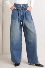 EVERYDAY CINCH DENIM PANTS - Flying Tomato - Flyclothing LLC