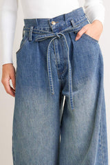 EVERYDAY CINCH DENIM PANTS - Flying Tomato - Flyclothing LLC