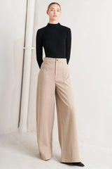 MODERN CORSET MOCHA KNIT PANTS - Flying Tomato - Flyclothing LLC