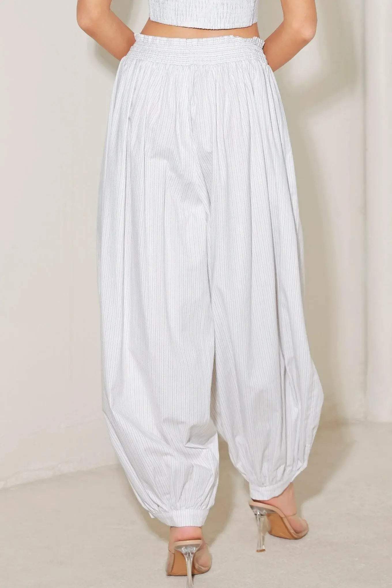 OCEAN BREEZE WOVEN BALLON PANTS - Flying Tomato - Flyclothing LLC