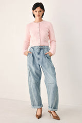 WEEKENDS IN THE CITY WASHED DENIM PANTS