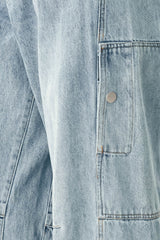 WEEKENDS IN THE CITY WASHED DENIM PANTS