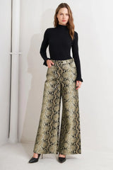 GLAM VENOM FAUX LEATHER PANTS - Flying Tomato - Flyclothing LLC