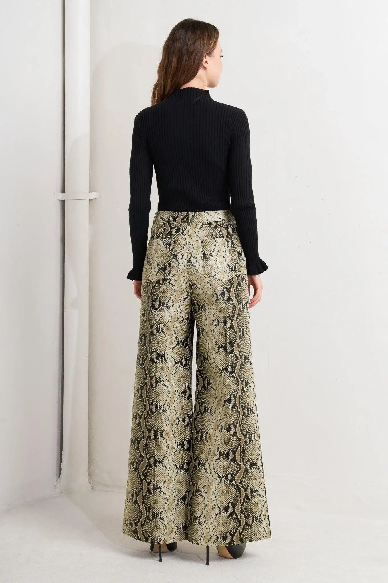 GLAM VENOM FAUX LEATHER PANTS - Flying Tomato - Flyclothing LLC