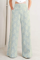 EASY ELEGANCE WOVEN LACE PANTS - Flying Tomato - Flyclothing LLC