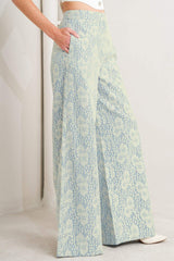 EASY ELEGANCE WOVEN LACE PANTS - Flying Tomato - Flyclothing LLC