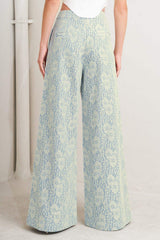EASY ELEGANCE WOVEN LACE PANTS - Flying Tomato - Flyclothing LLC