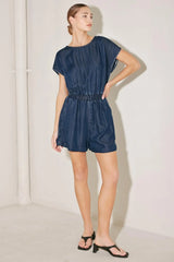 MODERN MARINA WOVEN ROMPER - Flying Tomato - Flyclothing LLC