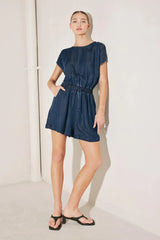 MODERN MARINA WOVEN ROMPER - Flying Tomato - Flyclothing LLC