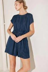 MODERN MARINA WOVEN ROMPER - Flying Tomato - Flyclothing LLC