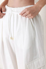 CRISP ESSENTIAL WOVEN BALLON PANTS - Flying Tomato - Flyclothing LLC