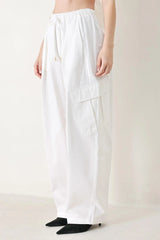 CRISP ESSENTIAL WOVEN BALLON PANTS - Flying Tomato - Flyclothing LLC