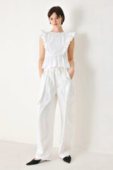 CRISP ESSENTIAL WOVEN BALLON PANTS - Flying Tomato - Flyclothing LLC