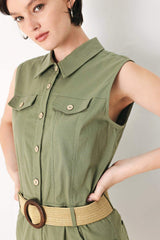 CUTIE EXPLORER WOVEN ROMPER - Flying Tomato - Flyclothing LLC