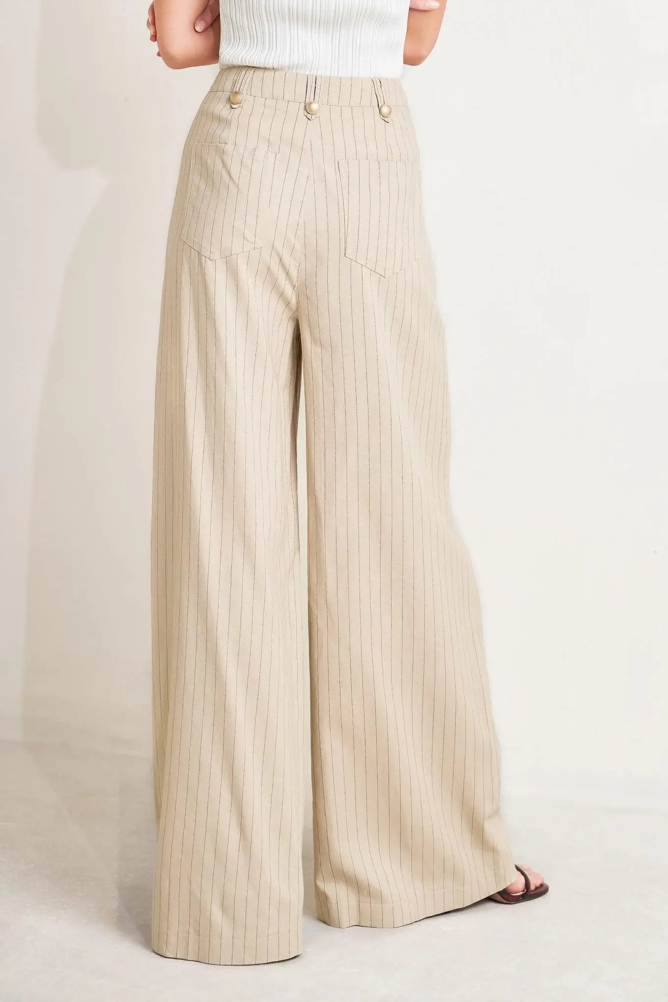 THE BOARDROOM EDIT WOVEN PANTS - Flying Tomato - Flyclothing LLC
